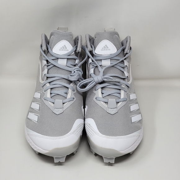 Adidas Icon 6 Bounce Mid TPU Baseball Cleats Gray Men’s Size Multi FV6198 New main image 7